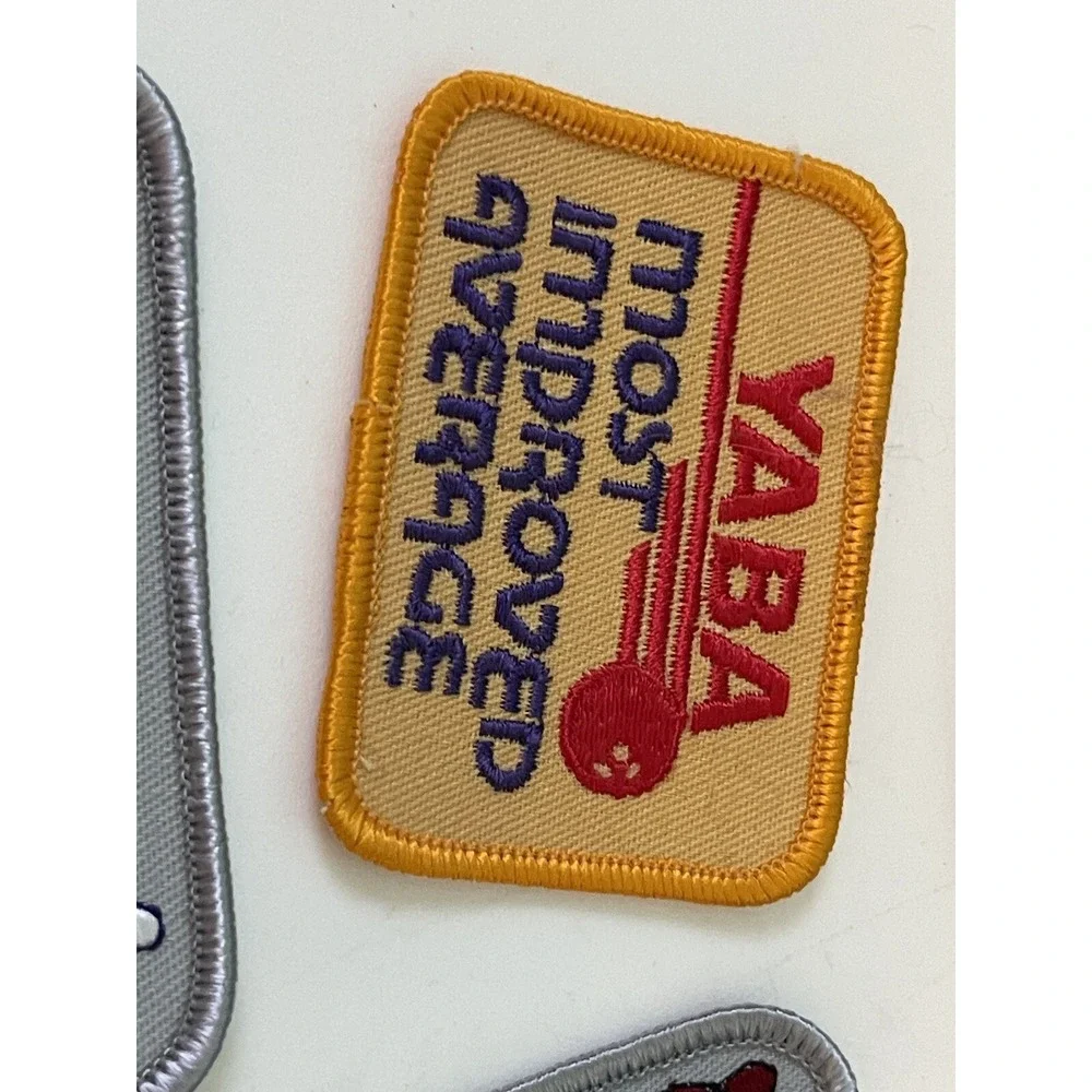 YABA Bowling League Patches Lot of 7 Items‎